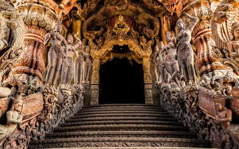 Bangkok: Pattaya Truth Sanctuary Guided Tour & Coral Island - Bangkok to Pattaya by coach: the long ride that sets the tone