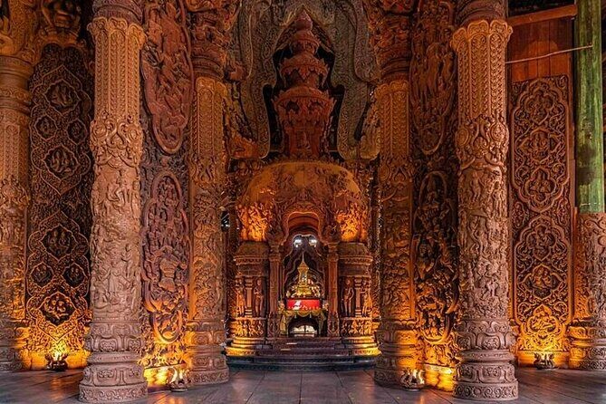 Entry Ticket to the Sanctuary of Truth Pattaya - No nails, no screws, just carving: what makes the building special