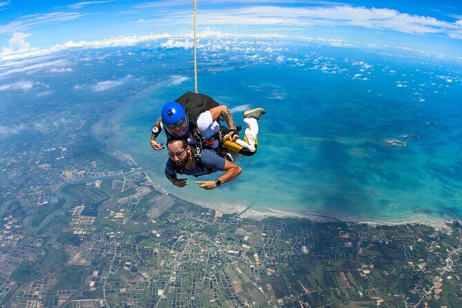 First Jump Tandem Skydive Pattaya Include Pickup Transfer - Freefall plus views: Rayong and Koh Samet from above