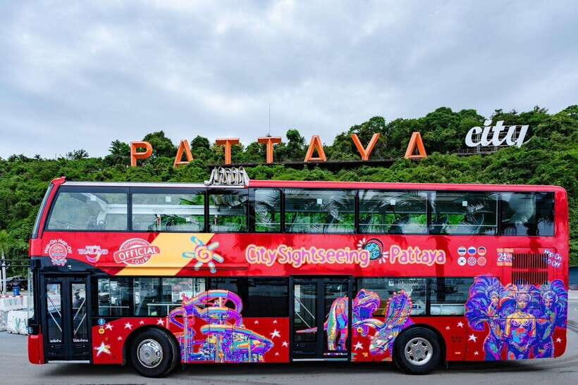 Hop-On Hop-Off Bus Tours and Nongnooch Pattaya Combo - Elephant Show: Painting, Sports, and That Hula Hoop Moment