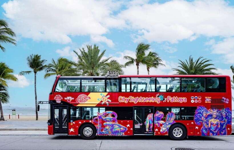 Hop-On Hop-Off Bus Tours and Nongnooch Pattaya Combo - Picking Stops on the Pattaya Route: Enjoy the Ride, Don’t Chase Every Stop
