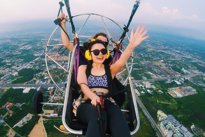 Paramotor Experience in Pattaya Include Pickup Transfer - From Your Hotel to the Launch Site in Pattaya