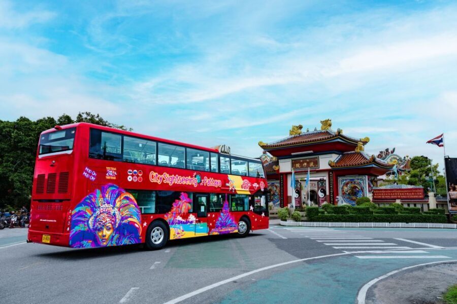 Pattaya: City Sightseeing Hop-On Hop-Off Bus Tour - Stop-by-stop: from Terminal 21 to Walking Street and the pier area