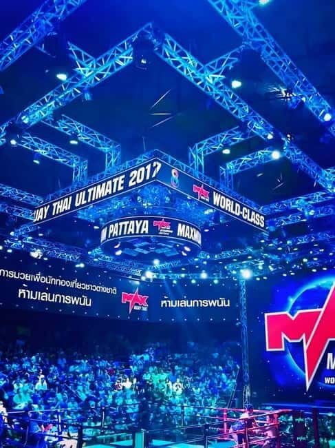 Pattaya: Max Muay Thai Stadium Passionate Journey - How the hour flows: ticket counter, seating, and watching the card