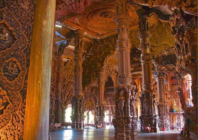 Pattaya: Sanctuary of Truth Admission with Guided Tour - Wood carving workshops: when you’ll see the craft behind the carvings