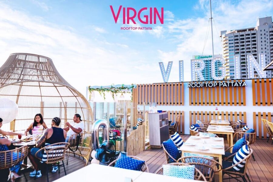 Pattaya: Virgin Rooftop - Your rooftop timing: what happens during the 1.5 hours