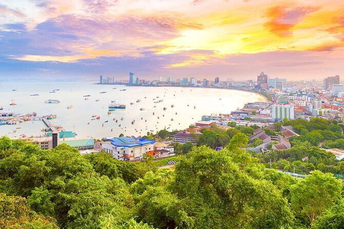 Sunset Party with Island Hopping by Catamaran from Pattaya - Heading toward Koh Ped: DJ music turns the cruise into the party